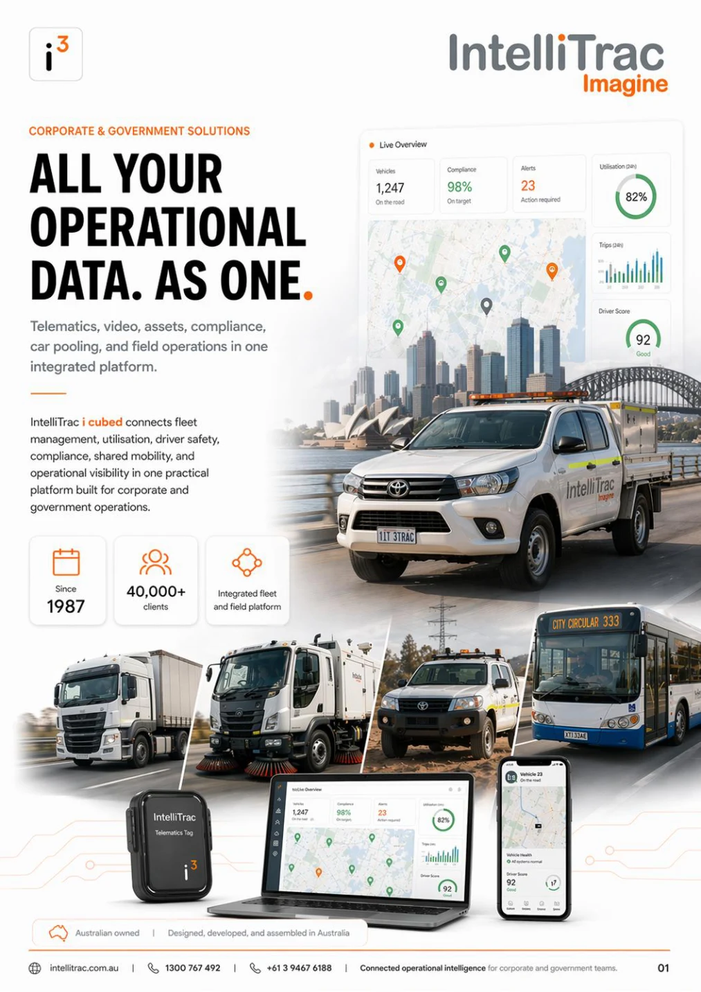 IntelliTrac i cubed brochure page 1